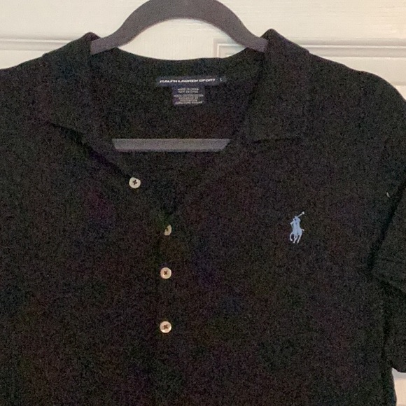 Black polo style min dress - Picture 2 of 2